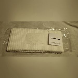 Coach knitted headband